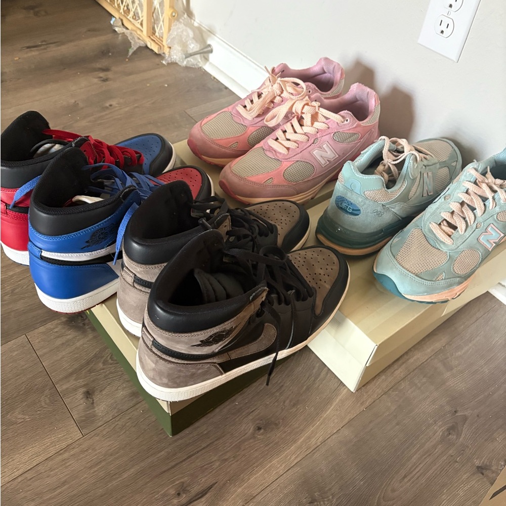 Sneaker Lot New Balance Jordan 1